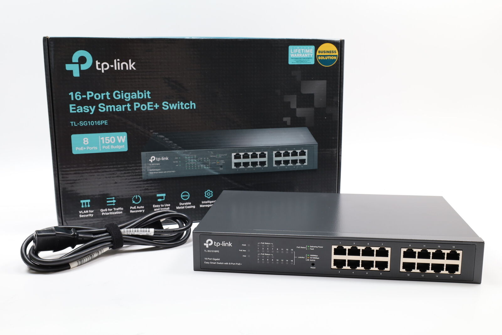 TP-Link TL-SG1016PE 16 Port Gigabit Easy Smart PoE Network Switch