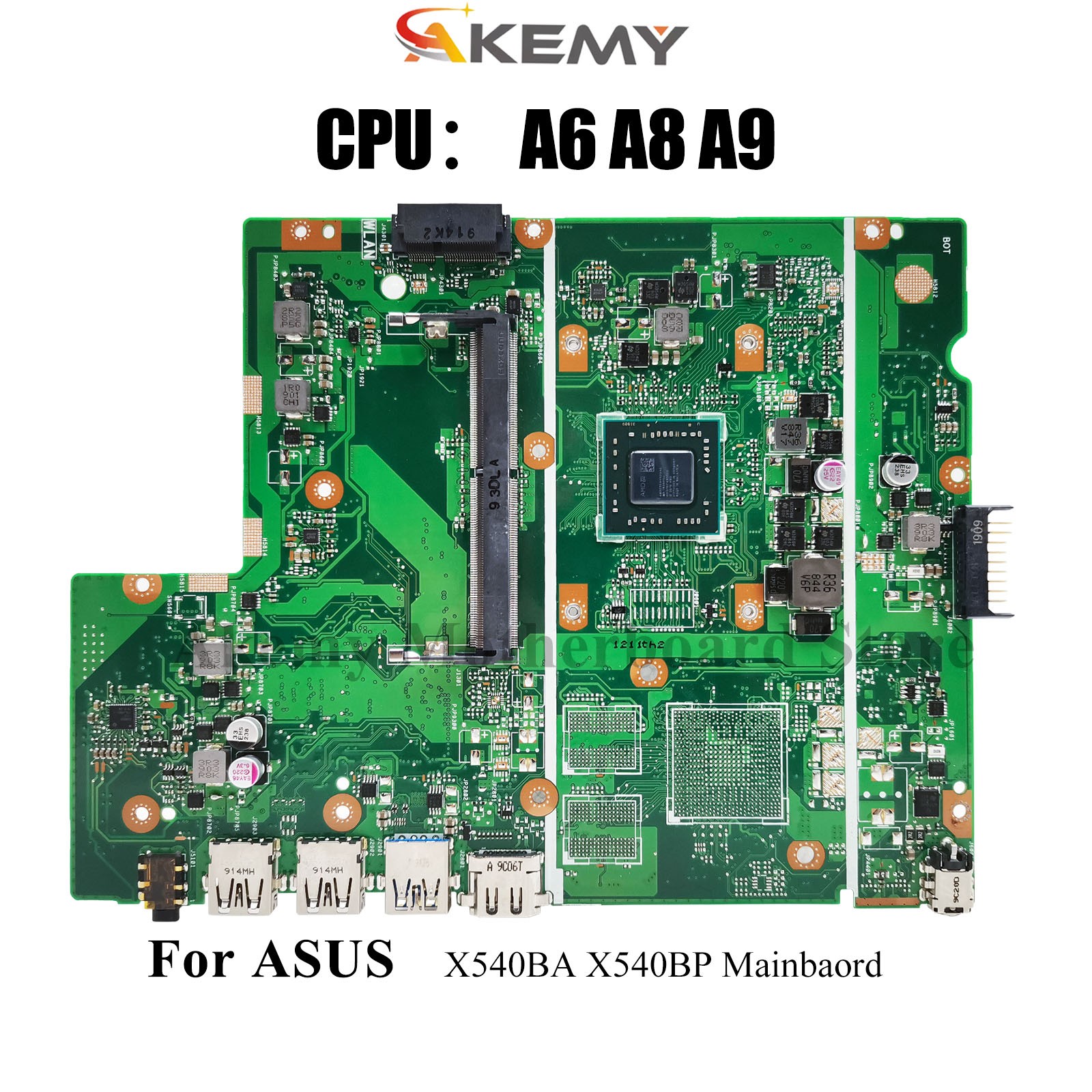 X540BP Laptop Motherboard For ASUS D540B A540B R540B F540B X540BA Mainboard