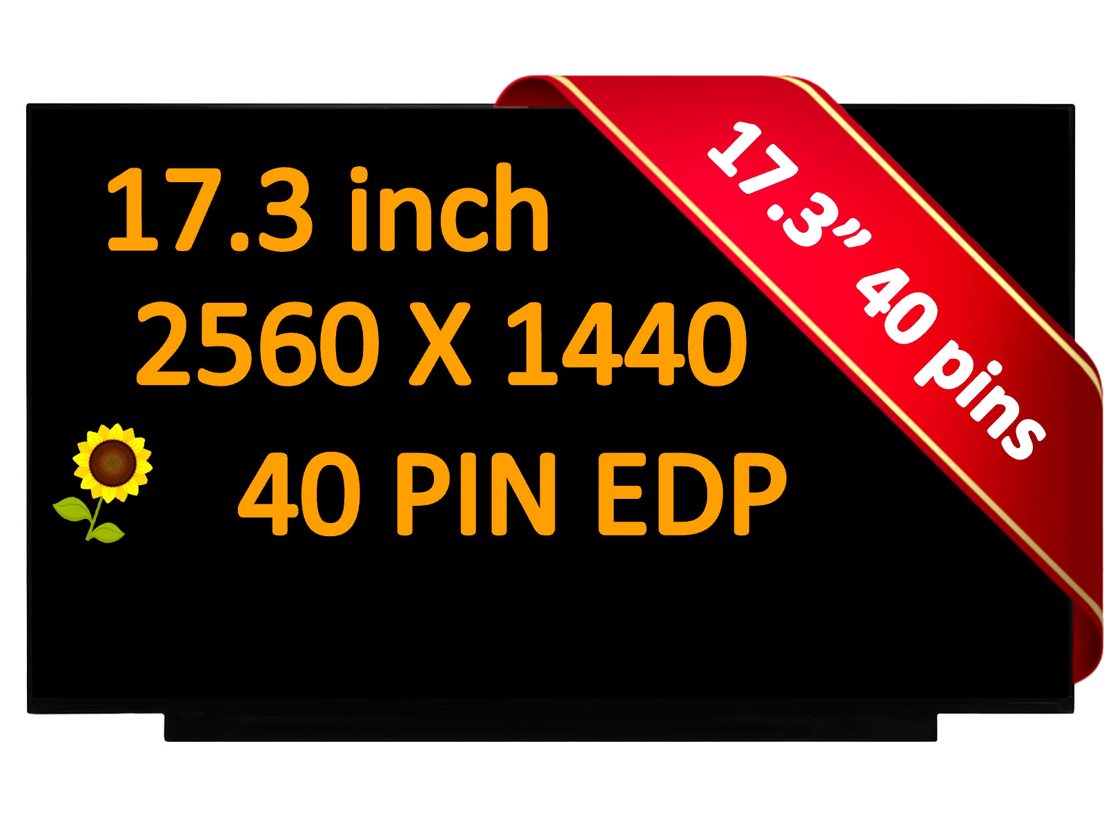 NE173QHM-NY3 NE173QHM-NY4 Led Lcd Screen 17.3" 165Hz 2560x1440 40 Pin