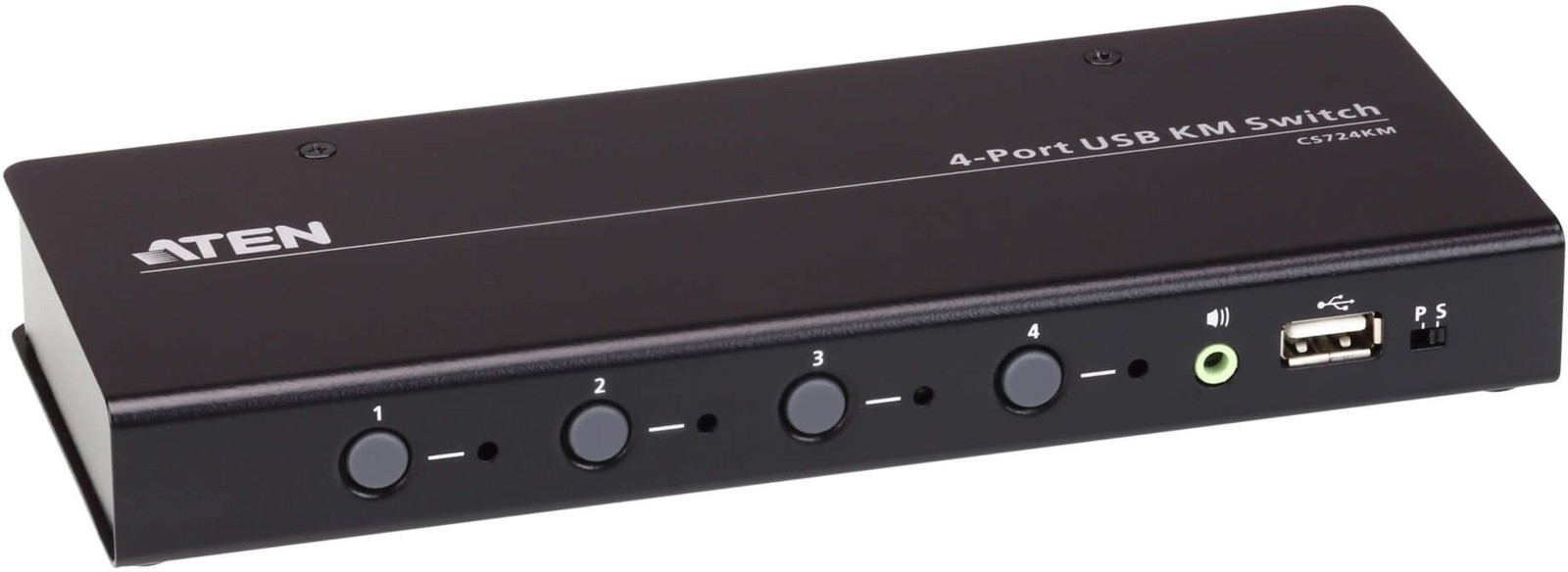 Aten - CS724KM - ATEN 4-port USB Boundless KM Switch - 4 Computer(s) - 1 Local