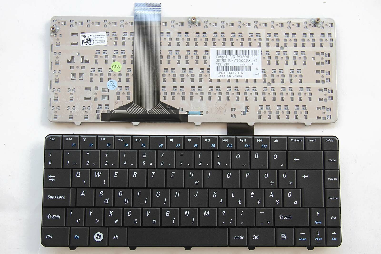 Hungarian HU HG Keyboard for Dell Inspiron 11z 1110 0DJFHM Magyar Not English
