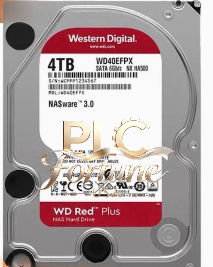 Western Digital Red Plus WD40EFPX 4TB 3.5" SATA III Internal NAS HDD Hard Drive