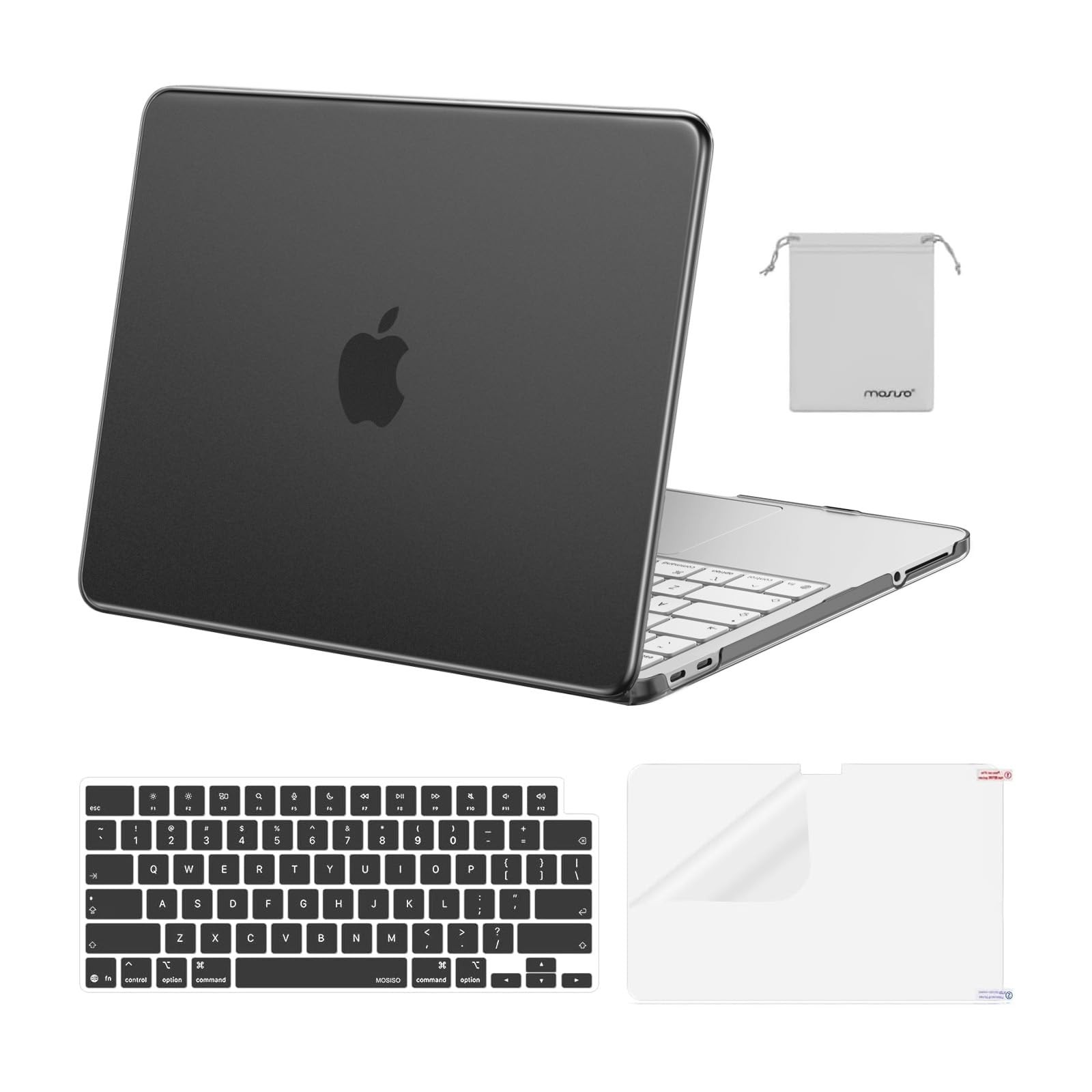 MOSISO Compatible with MacBook Neo Case 13 inch 2026 Release Model Black