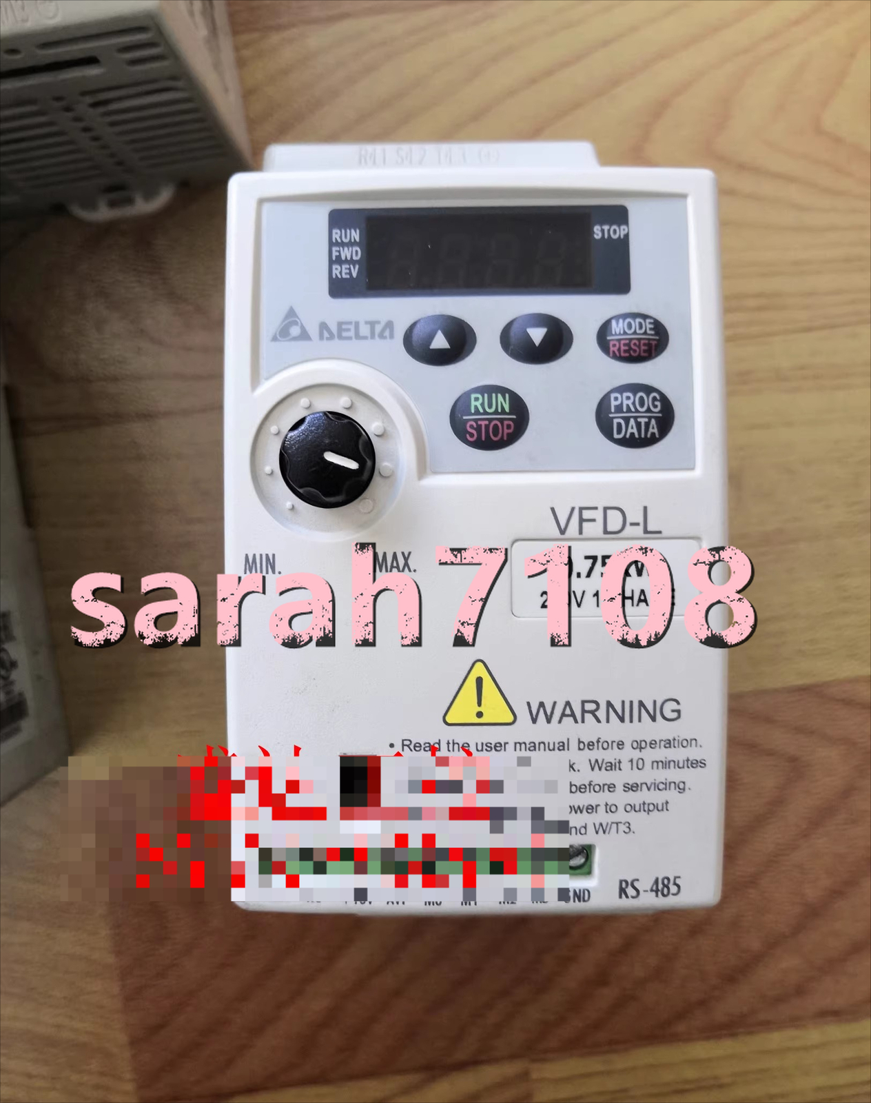 USED Delta Inverter VFD-L VFD007L21A 0.75KW 220V Fast Shipping By FedEx or DHL 