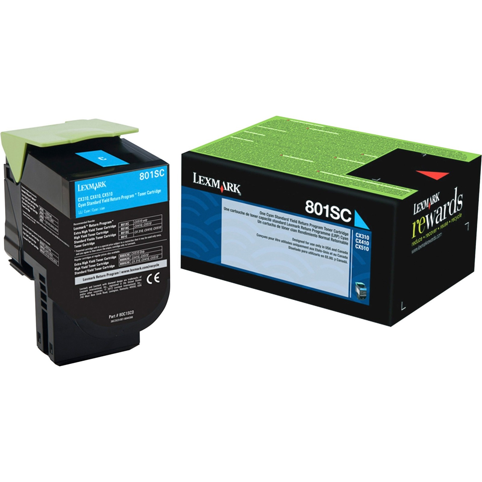 Lexmark Unison 801SC Toner Cartridge (80C1SC0)