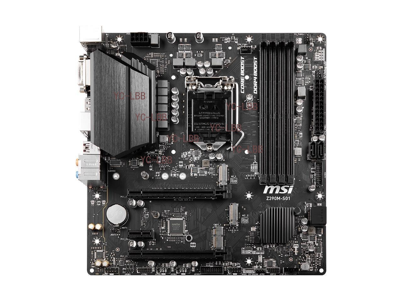 MSI Z390M-S01 LGA1151 (Intel 8th and 9th Gen) DDR4 Micro-ATX Motherboard