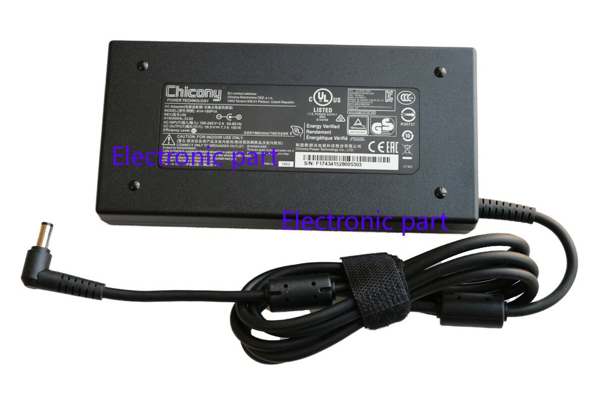 Chicony 150W AC Adapter Charger For Gigabyte G5 KF5-H3US354KH Laptop 5.5mm