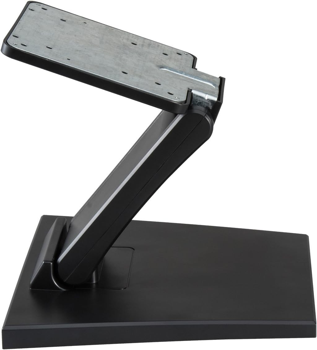 WS-03A VESA Monitor Stand Low Profile Lay Flat Short Foldable with Hole
