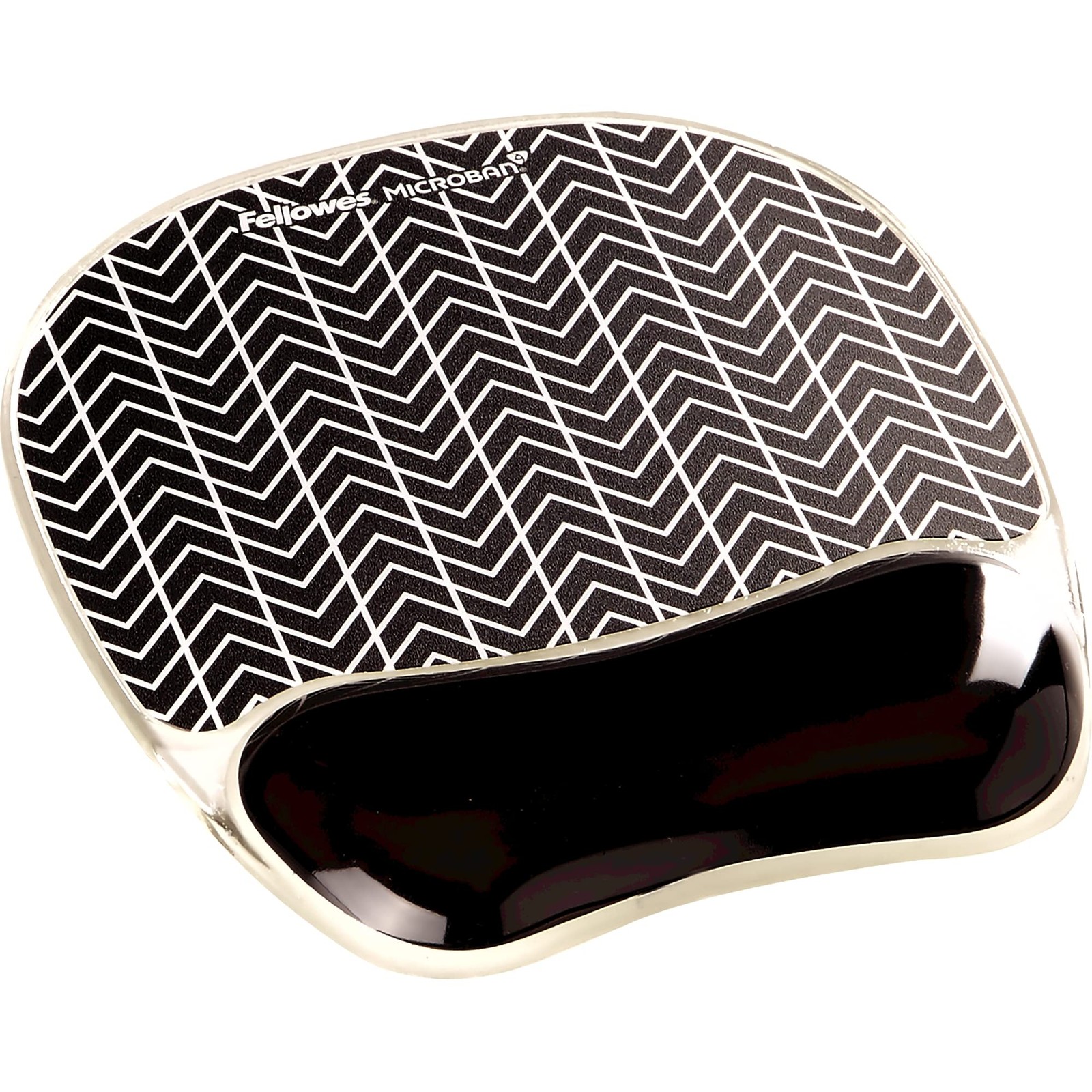 Fellowes Photo Gel Mouse Mat with Wrist Support and Microban Protection - Mouse