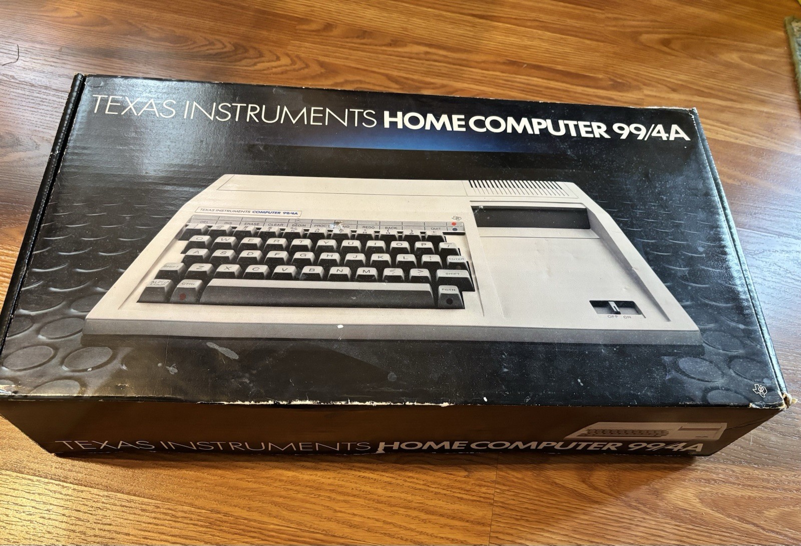 Texas Instruments 99/4A Computer PHC004A Vintage w/ Power Adapter Box