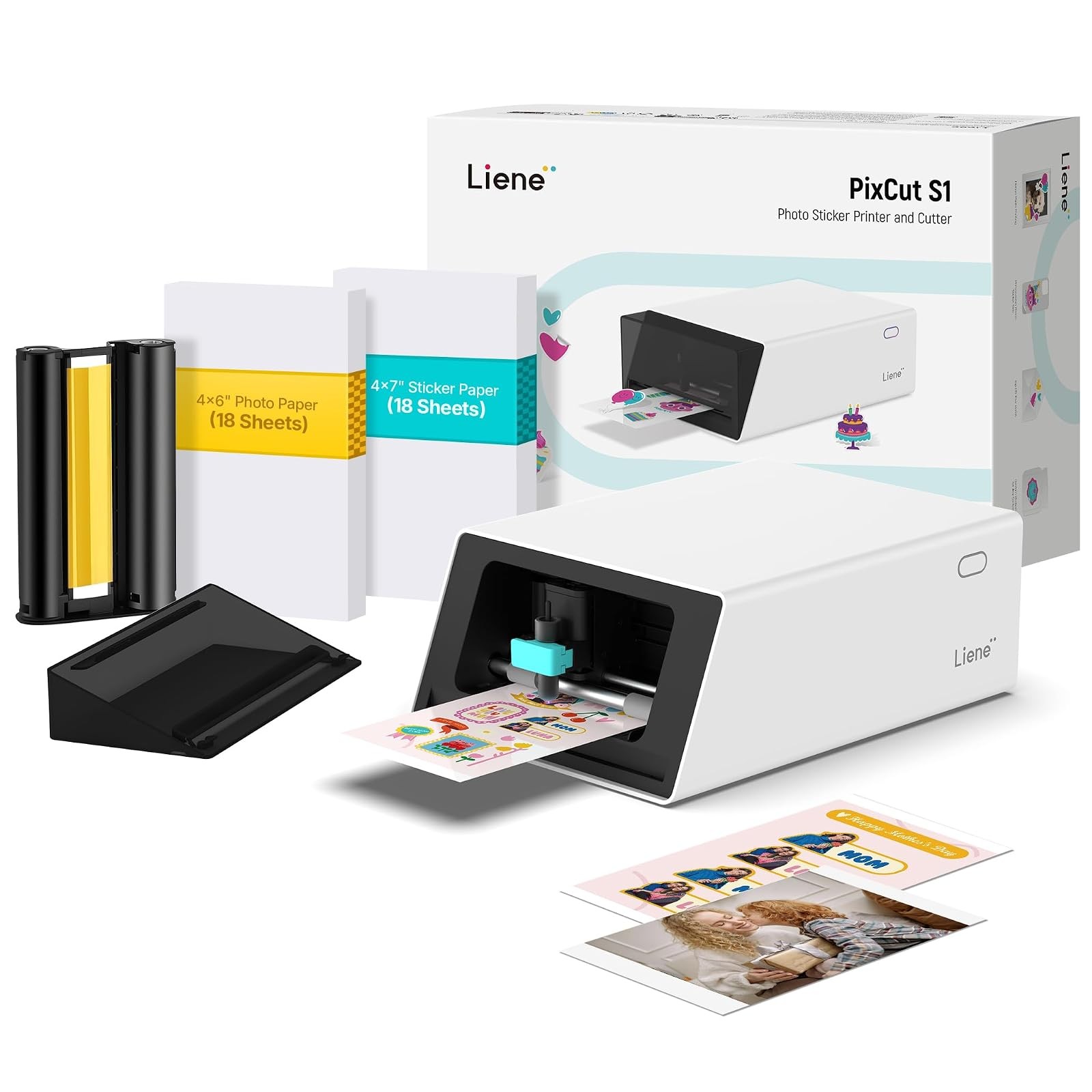 Color Sticker Printer and Cutting Machine, All-in-One