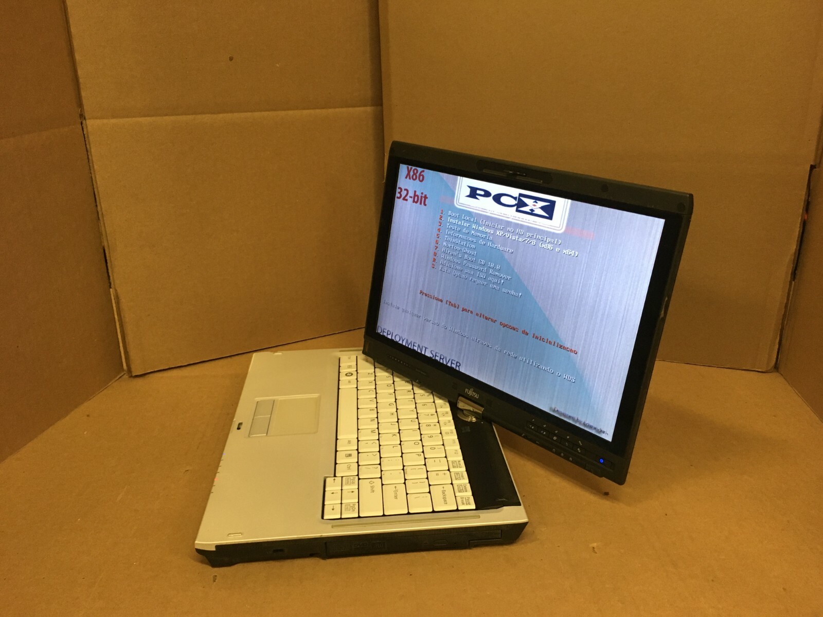 Fujitsu LifeBook T5010 13.3" T9400 2.53GHz 2GB NO HDD GOOD SCREEN