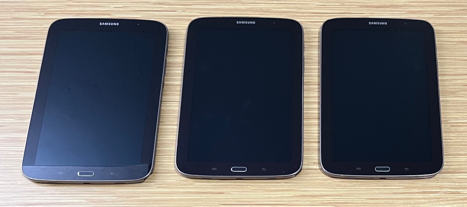 Lot of 3 Defective Samsung Galaxy Note 8.0 GT-N5110 Wi-Fi Purple Plum