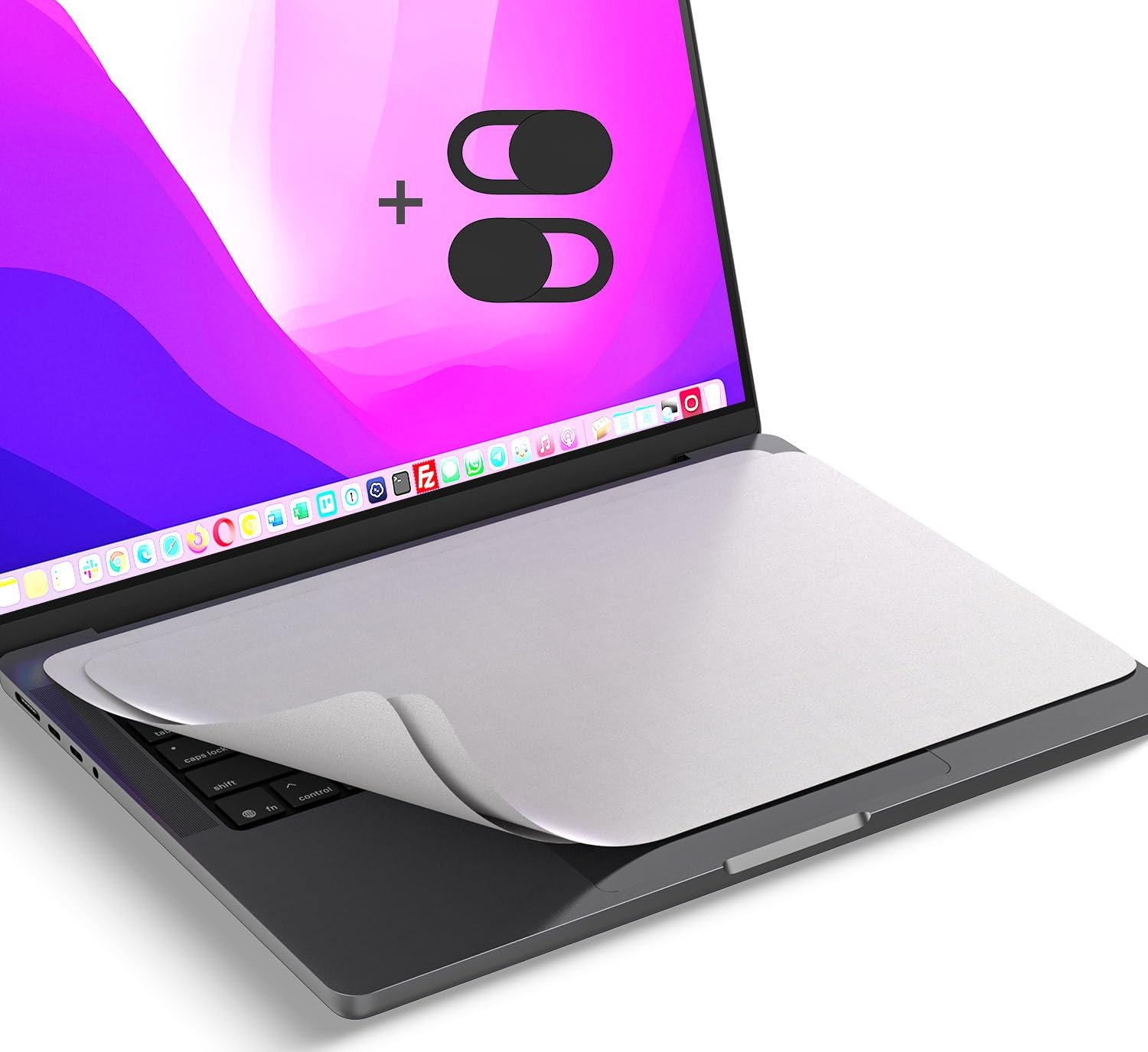 2Pack Keyboard Screen Cover Imprint Protection Microfiber Liner Cleaning Clot...