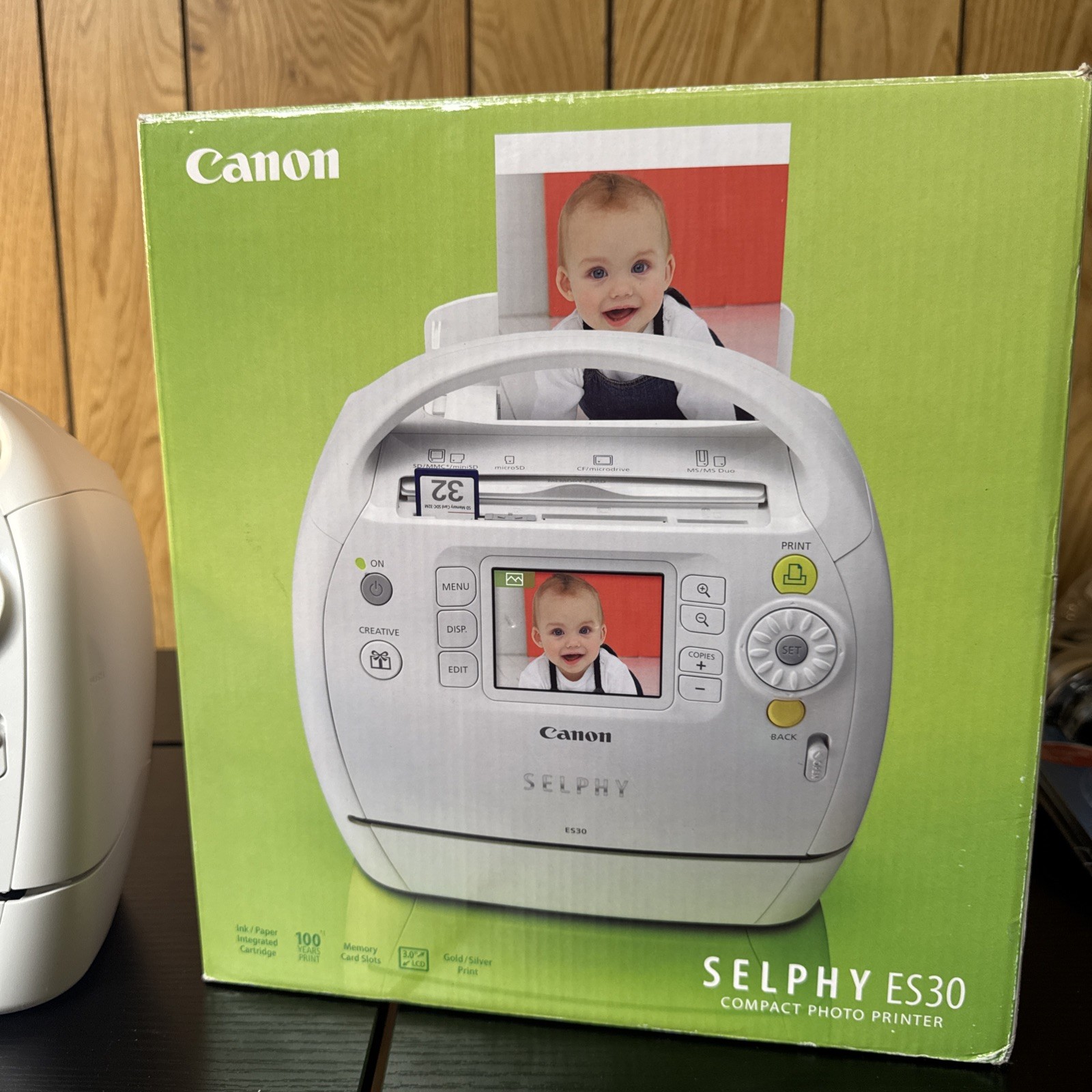 Canon Selphy ES30 Digital Compact Photo Printer Thermal Portable LCD Display