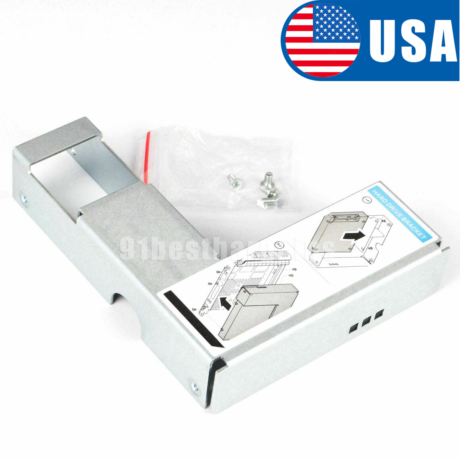 For Dell 9W8C4 Y004G 3.5"-2.5" Adapter for F238F 09W8C4 SAS SATA Tray US Ship