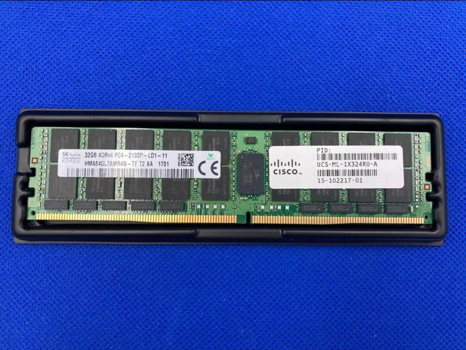 UCS-ML-1X324RU-A CISCO 32GB (1X32GB) 4DRX4 PC4-2133P DDR4 MEMORY 