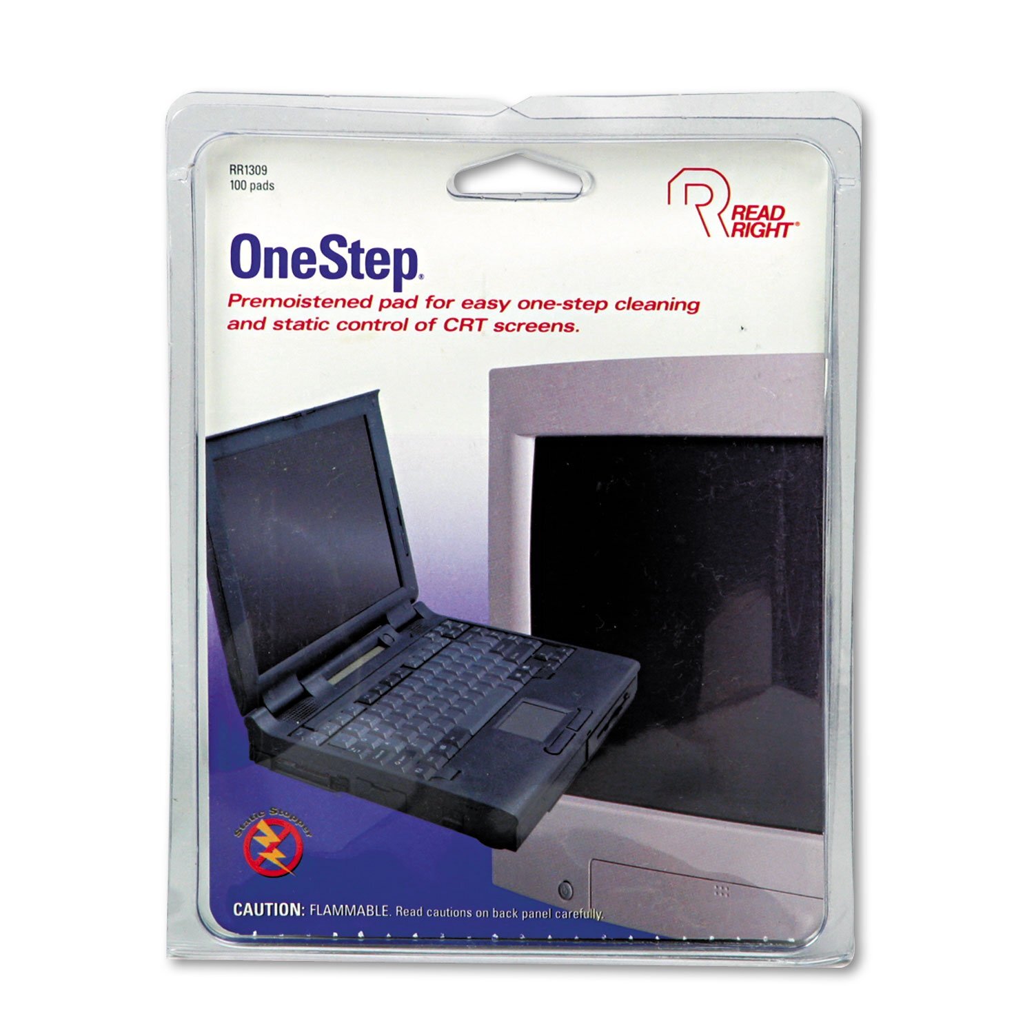 Read Right Screen Cleaning Wipes 100 Count Nonabrasive Streak Free Antistatic