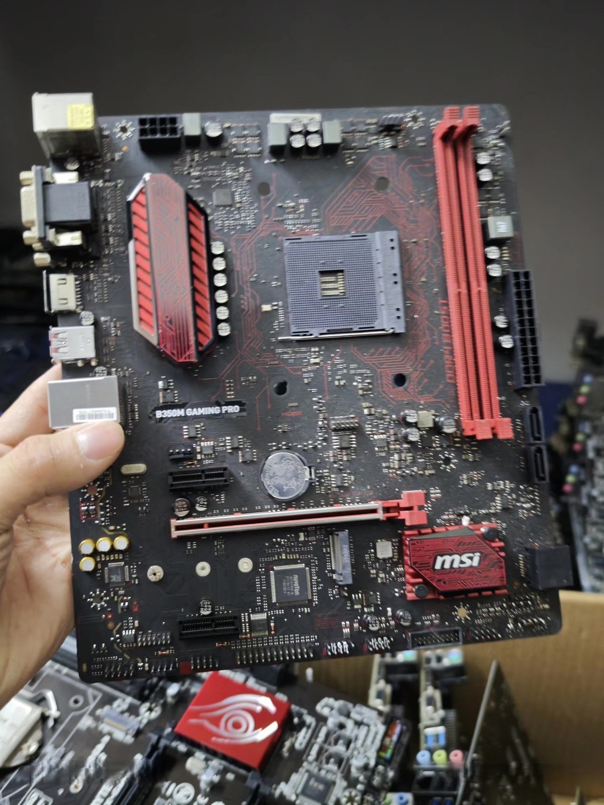 MSI B350M GAMING PRO AMD B350 AM4 DDR4 M.2 M-ATX HDMI DVI Gaming Motherboard