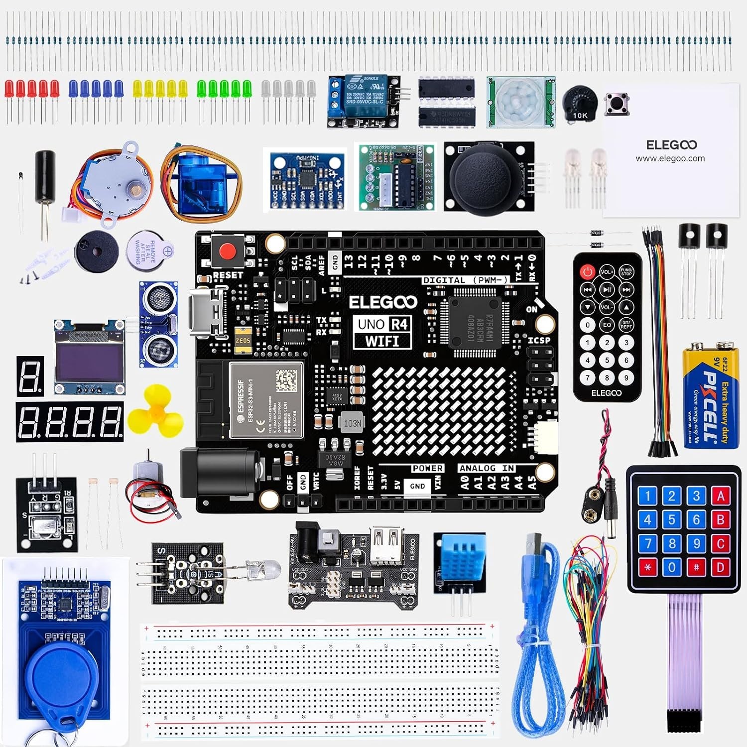 ELEGOO ARDUINO UNO R4 WIFI Super Starter Kit
