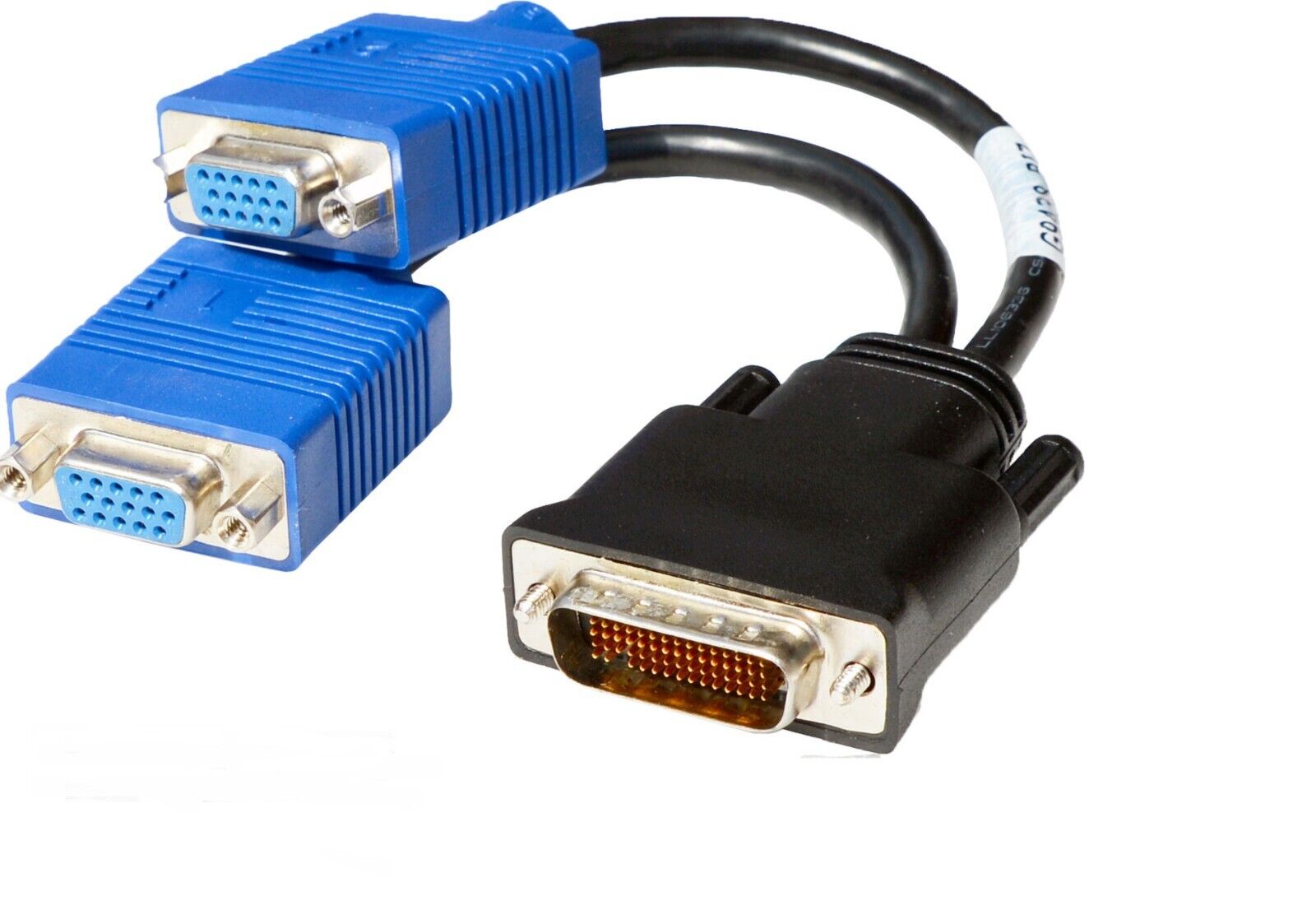 BIZ DMS-59 Computer Video Cable Adapter G9438 Male to Dual Female VGA 15 Pin L-N