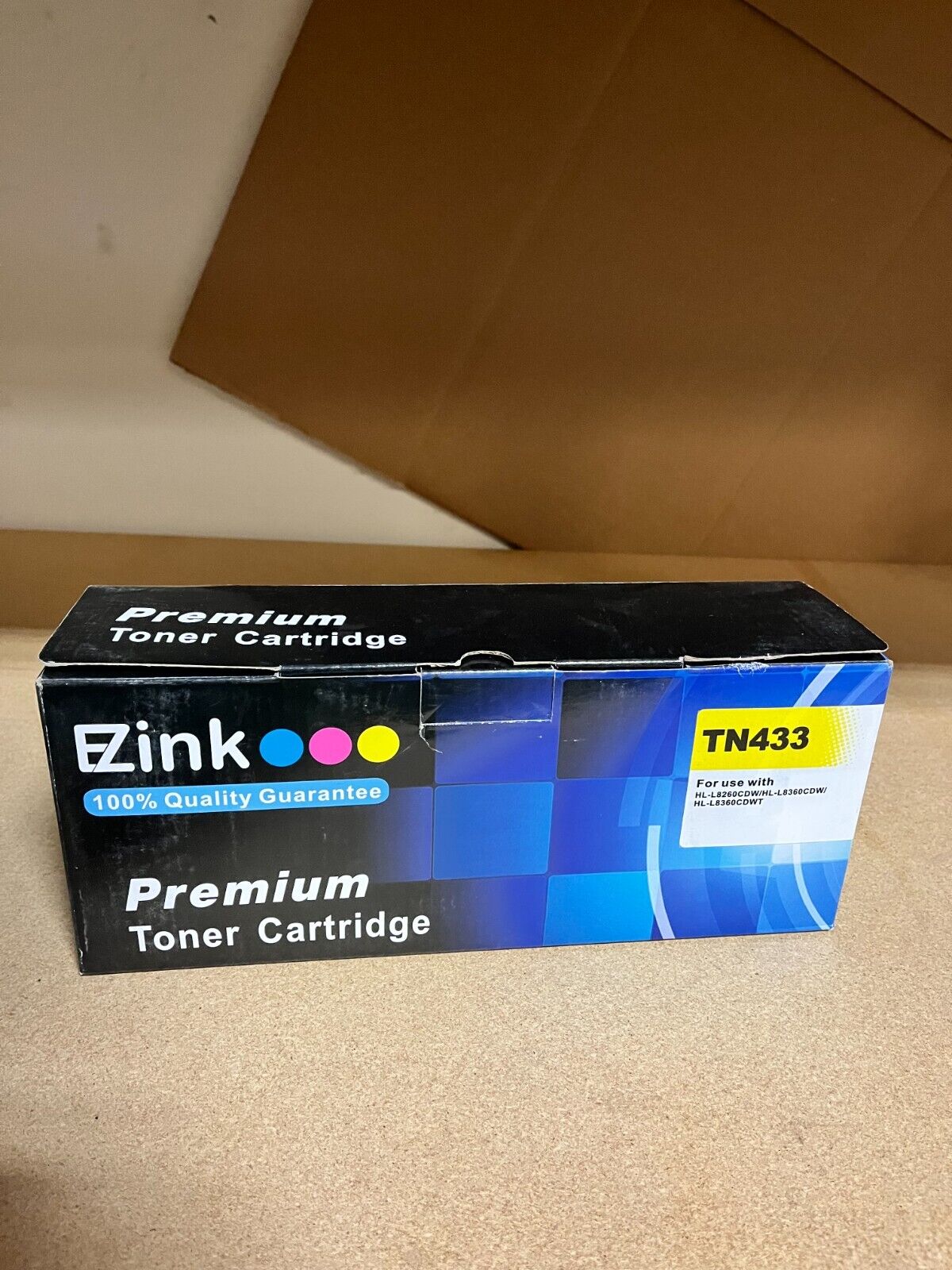 EZink TN433Y Premium Laser Toner Cartridge - Yellow