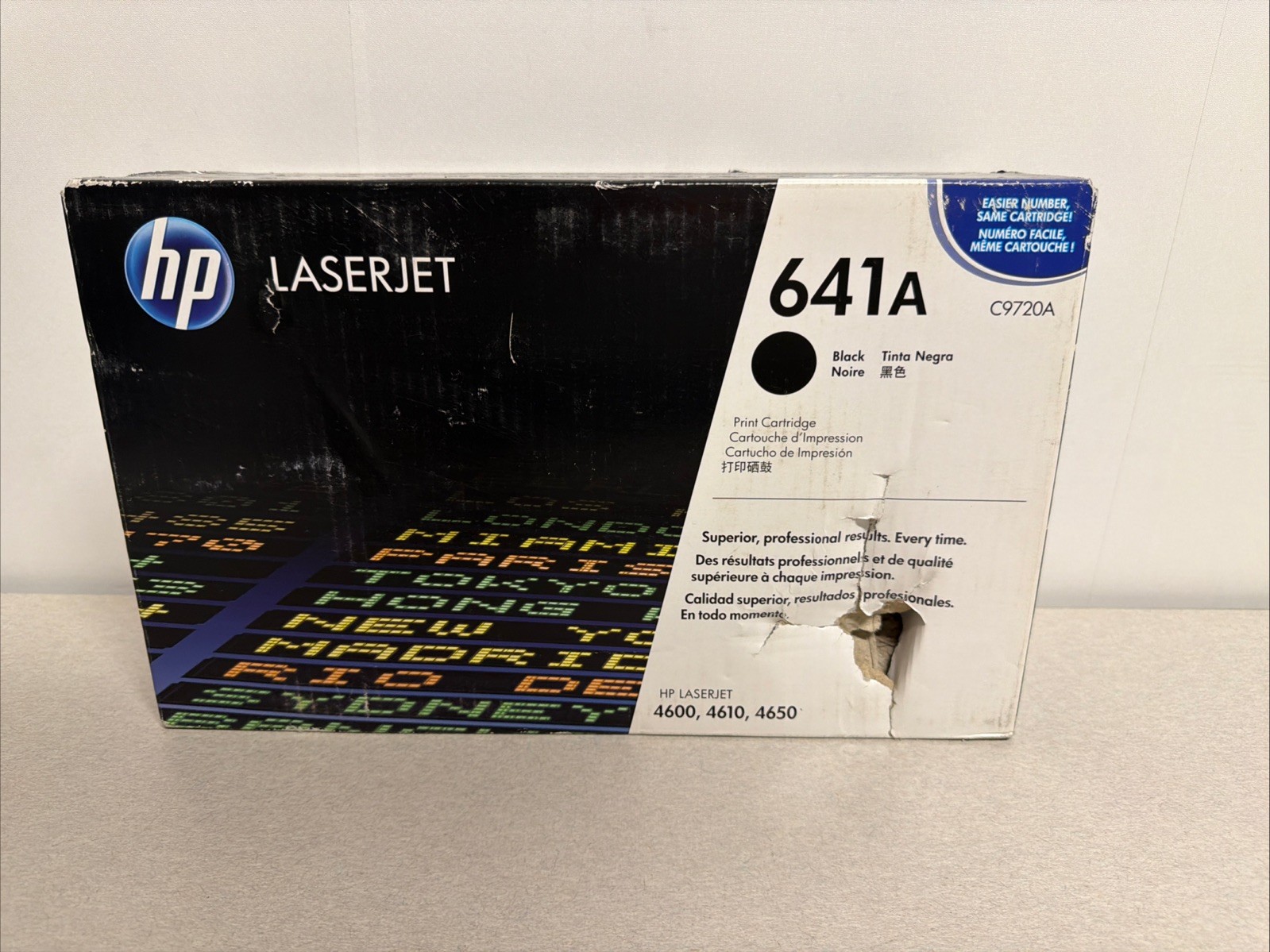 Genuine HP 641A C9720A LaserJet Toner Cartridge Black 4600 4610 4650