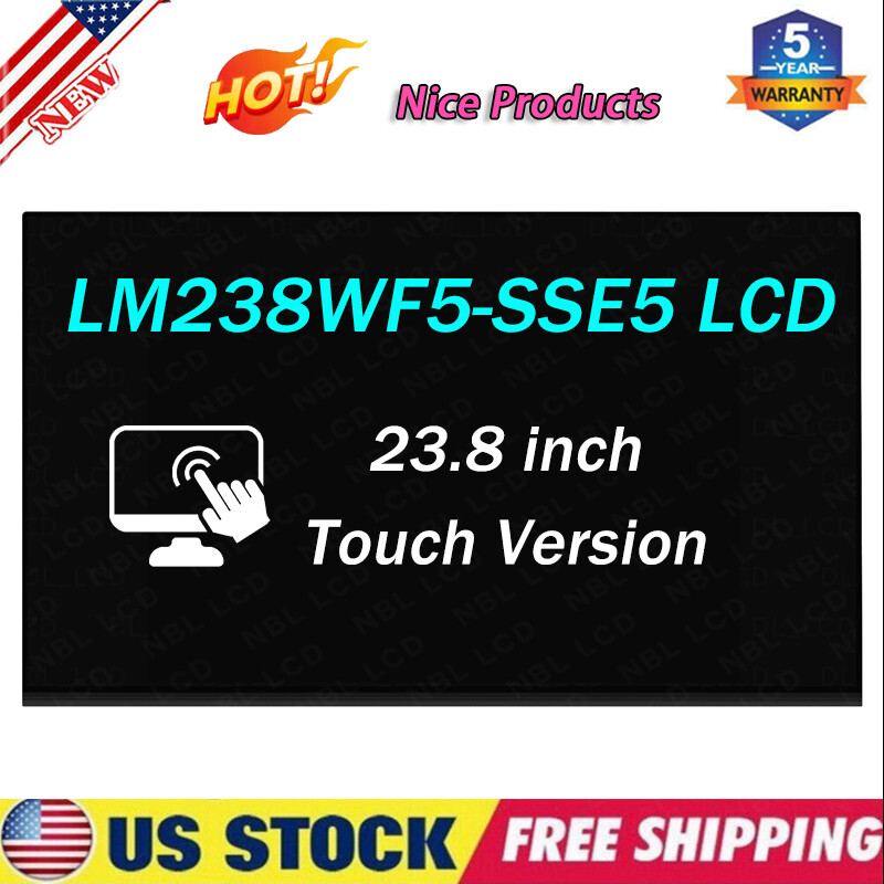 23.8" LM238WF5-SSE5 for HP AIO 24-D 24-DF1124 LCD Touch Screen Display Panel FHD
