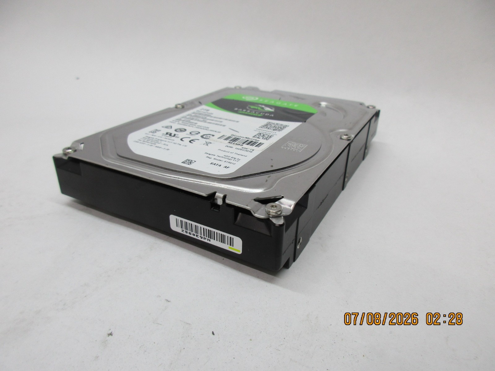 Seagate Barracuda COMPUTE 2TB 7.2K RPM 3.5'' SATA HDD ST2000DM006 T5-E2