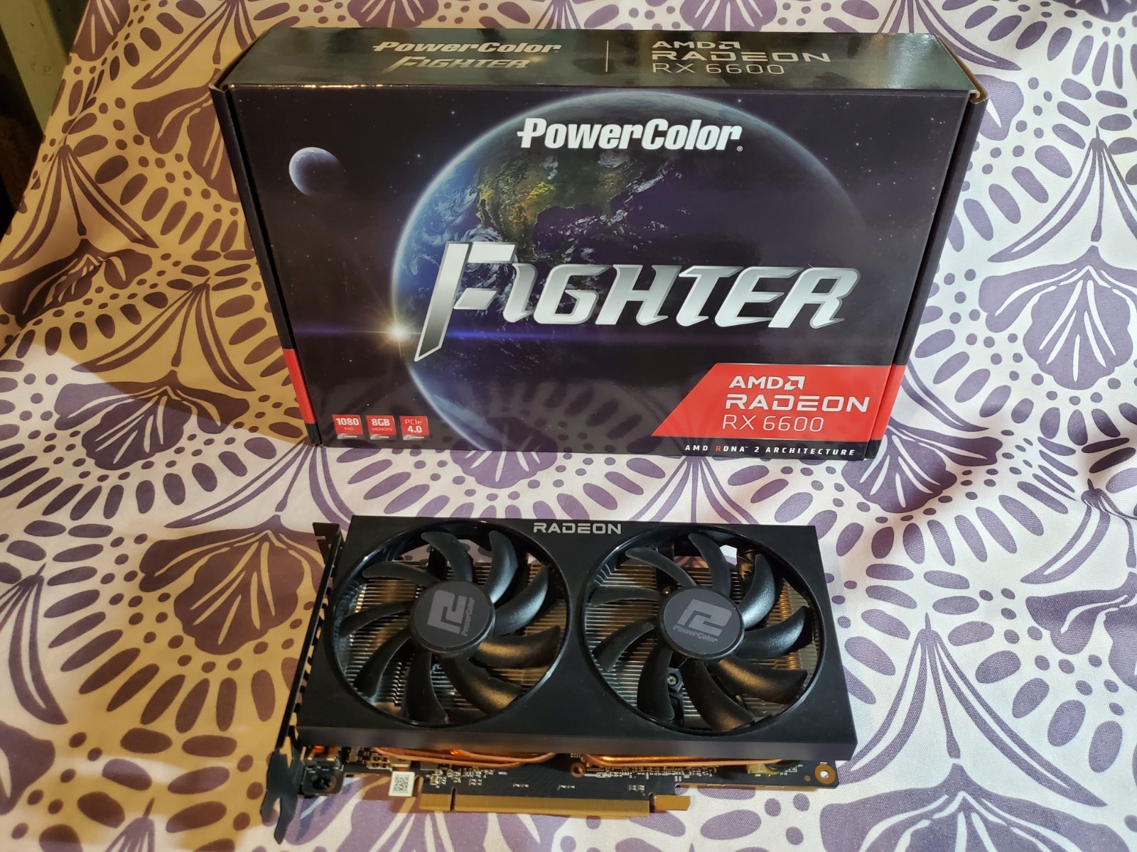 PowerColor Fighter AMD Radeon RX 6600 8GB GDDR6 Dual Fan Graphics Card CIB