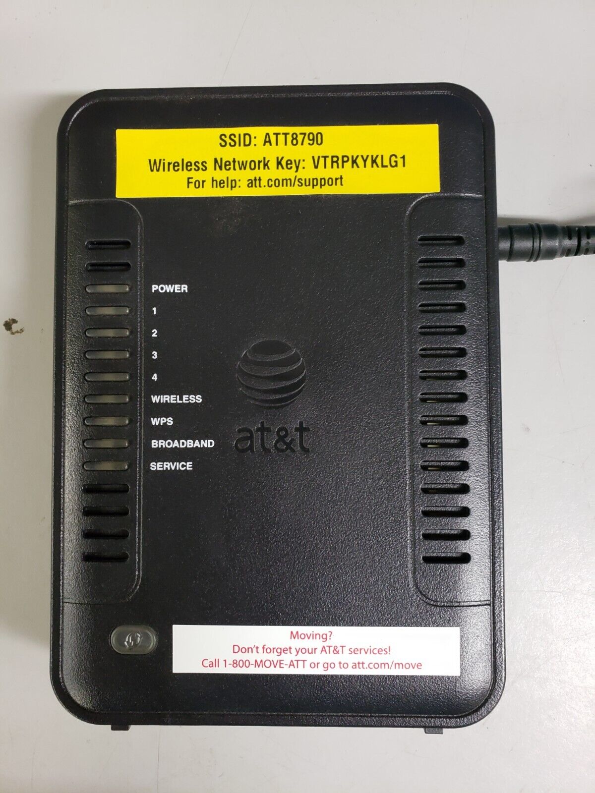 Netgear 7550 ADSL2+ Modem and Wireless Router AT&T B90-755025-15