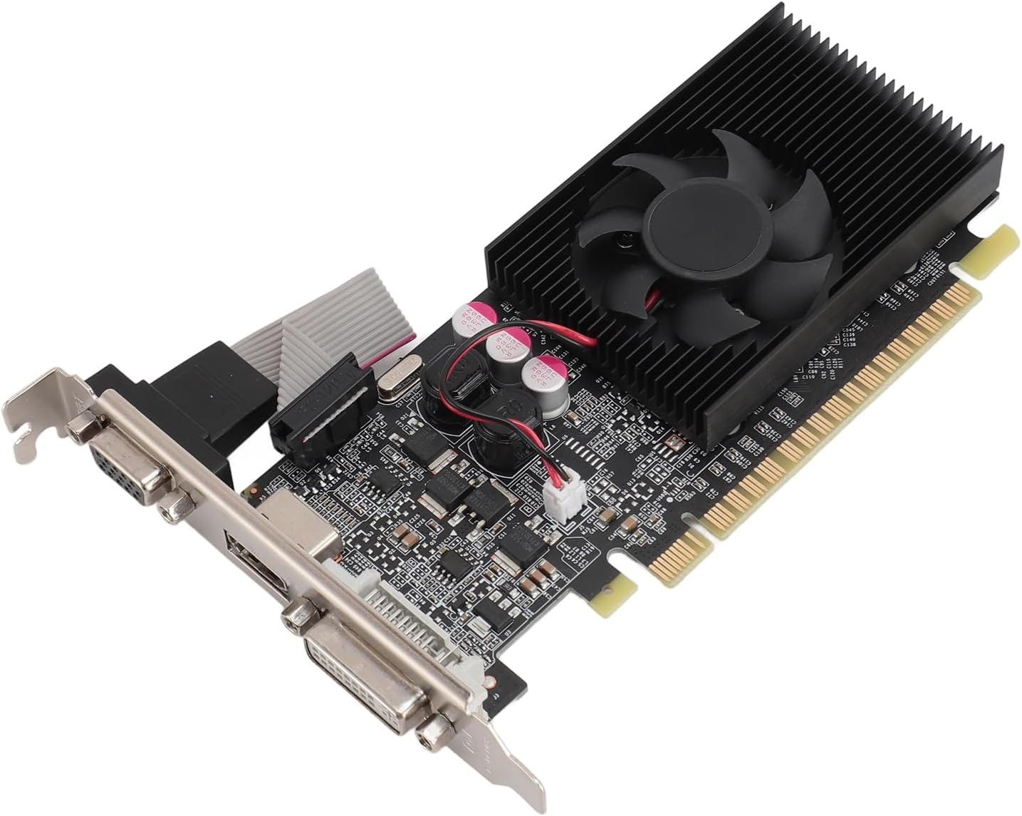 GT210 1GB DDR3 Graphics Card, 2560X1600 Resolution, DVI/VGA/HDMI Outputs, PCI Ex