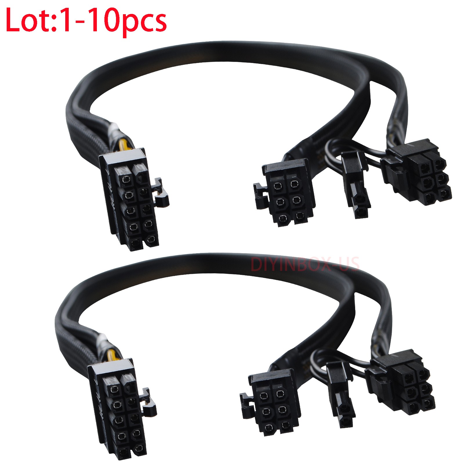 Lot 10pin to 8+6pin Power Connector Cable For DELL Precision 5820 and GPU 60cm