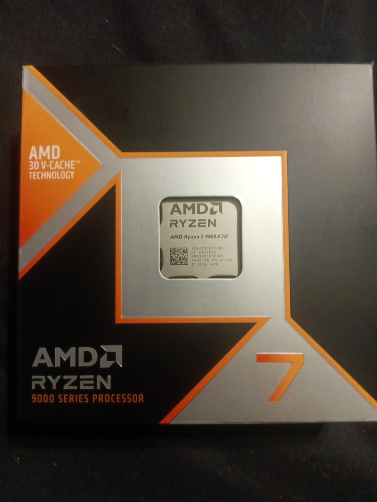 AMD Ryzen 7 9800X3D 8-Core 16-Thread AM5 5.2GHz 3D V-Cache CPU NEW SEALED