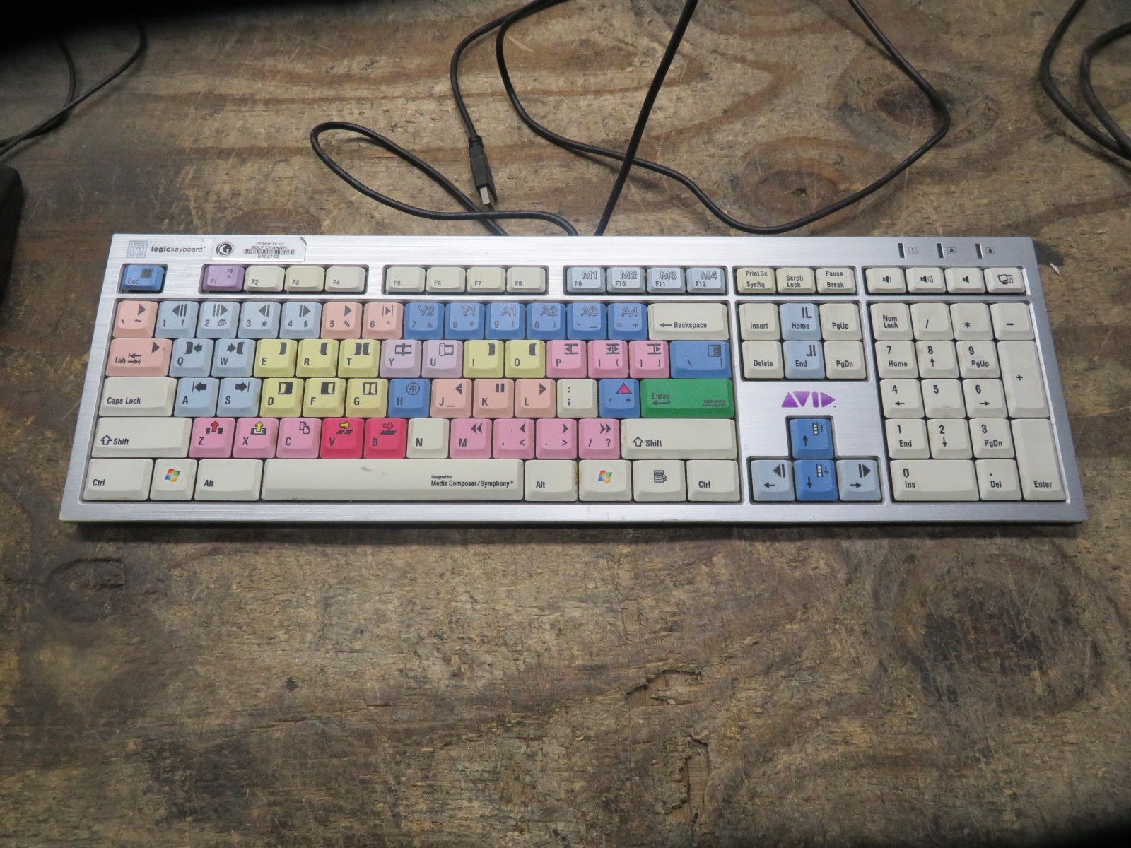 LogicKeyboard LXH-JME7596H Avid Media Composer Keyboard