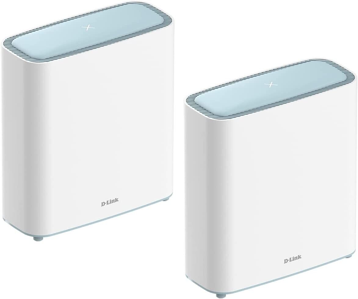 D-Link Eagle Pro AI Mesh AX3200 WiFi 6 Router System 2-Pack (M32/2) Alexa Google