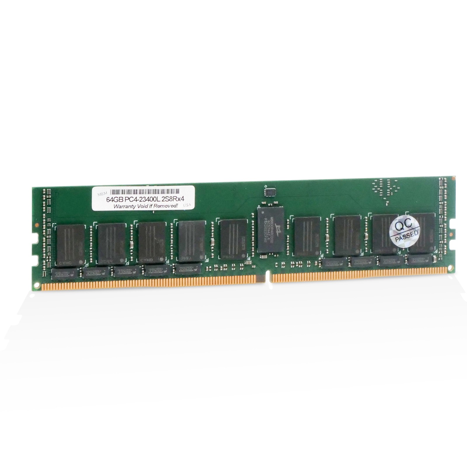 WL OEM 64GB DDR4 2933MHz 2S8Rx4 ECC LRDIMM RAM For Dell PowerEdge R440 R750