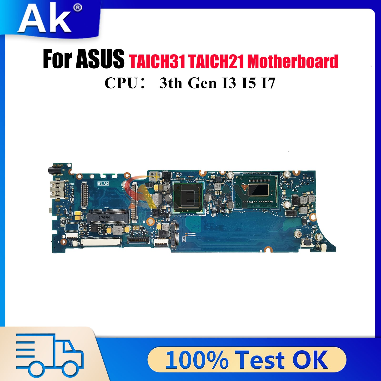 TAICHI21 Motherboard For ASUS TAICH21 TAICH31 TAICHI TAICHI21 Mainboard W/CPU