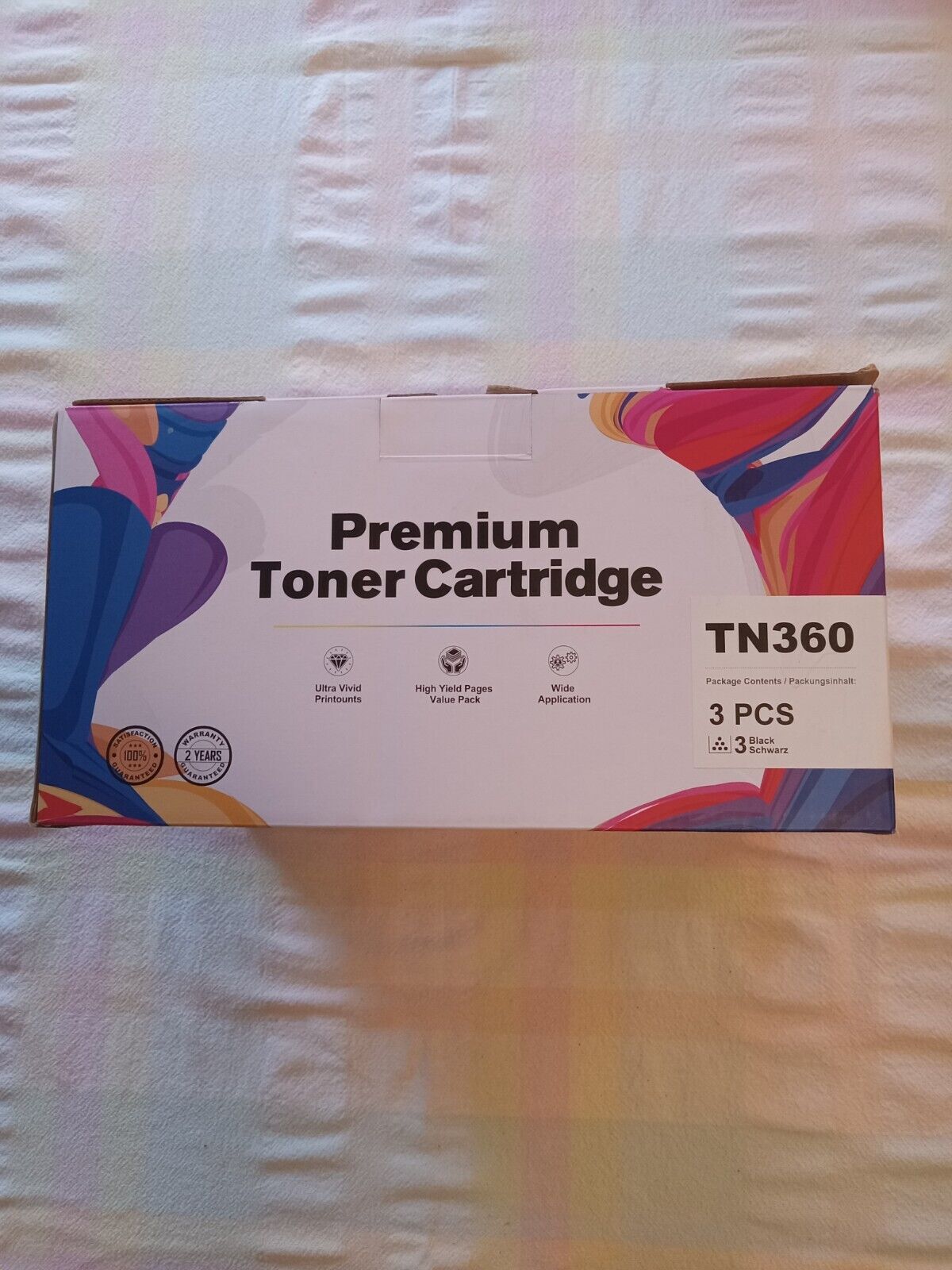 E Jet TN360 Premium Toner Cartridge 3-pack Sealed New In Package-FAST SHIPPING