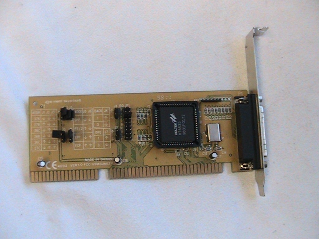1 USED 25 PIN ISA SERIAL CARD E119801 H9MSUN6311