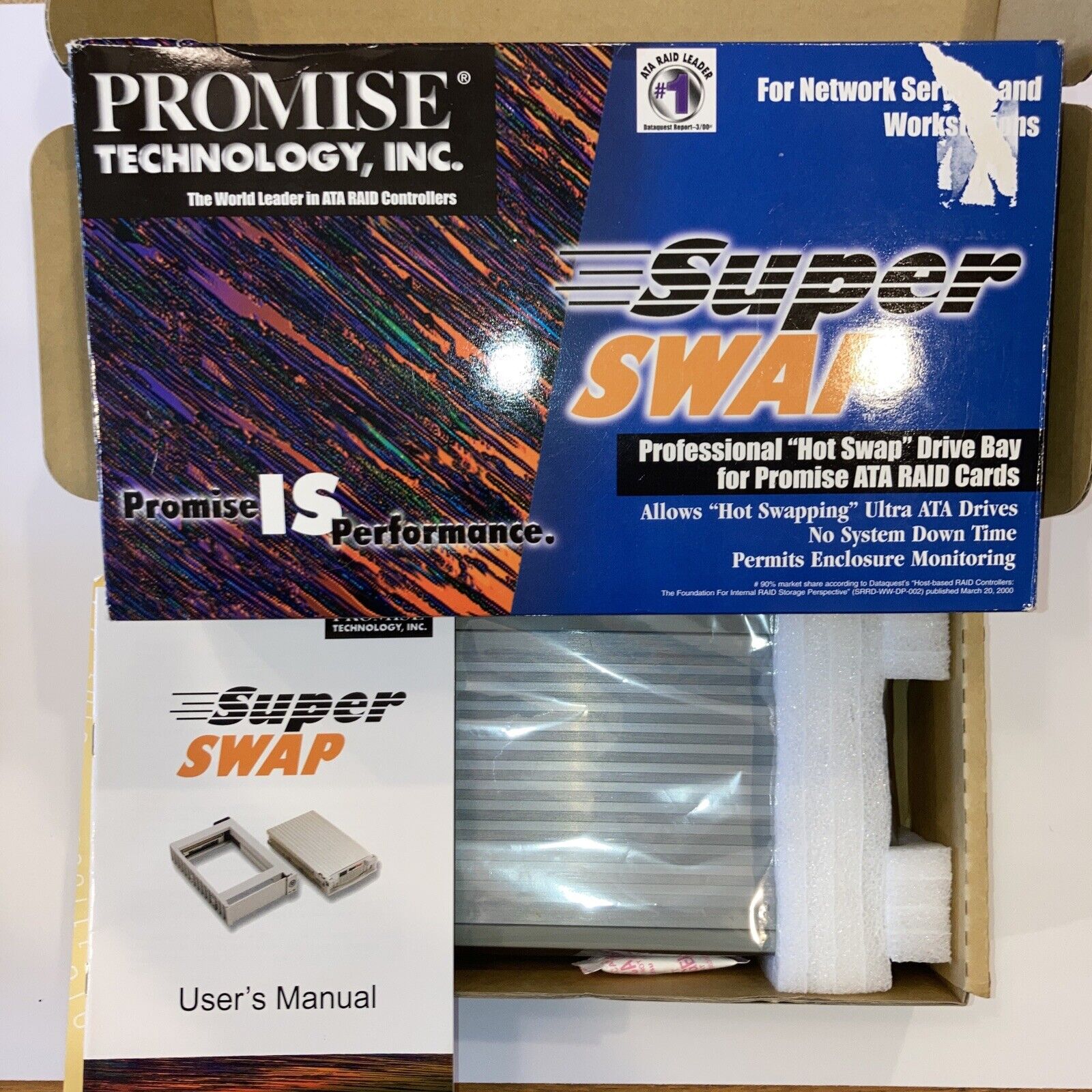 Promise Technology Professional Hot Super Swap Drive Bay ATA RAID Cards Open Box