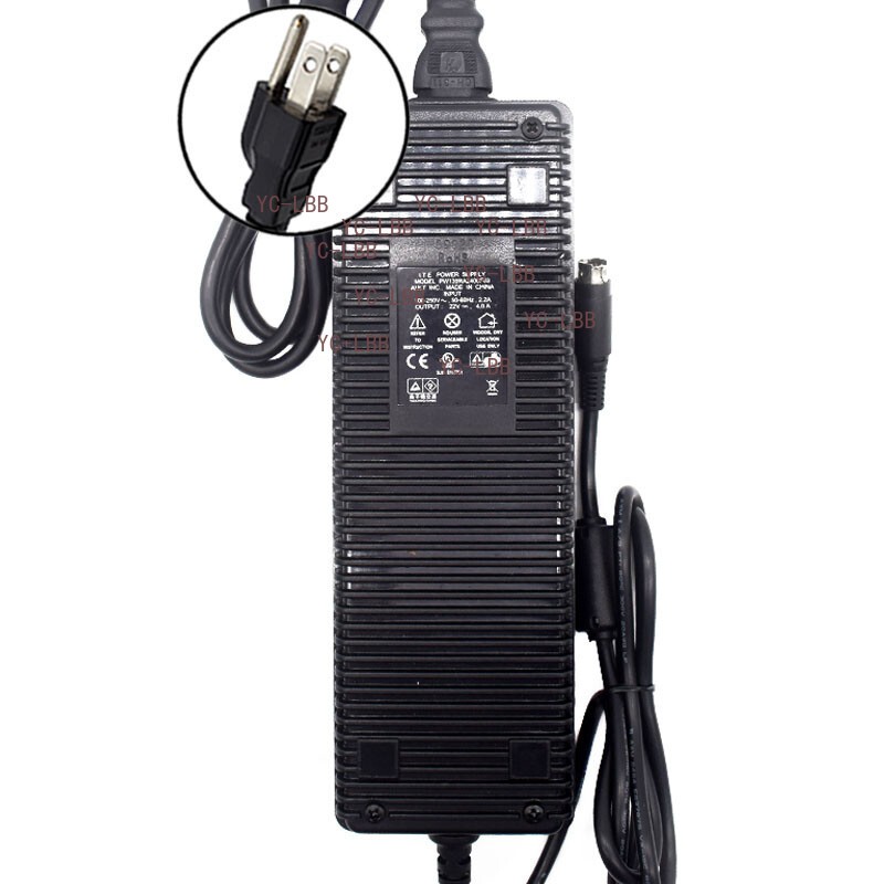 4-Pin Genuine Ault PW135RA2400F03 AC Adapter Power Supply Charger 22V 4A