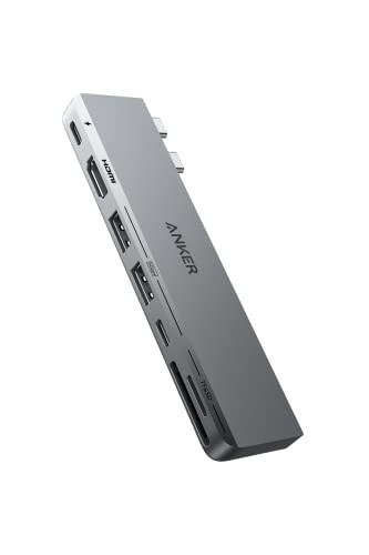 Anker 547 USB-C Hub for 7-in-2 MacBook Thunderbolt 4 100W USB PD Support 4K HDMI