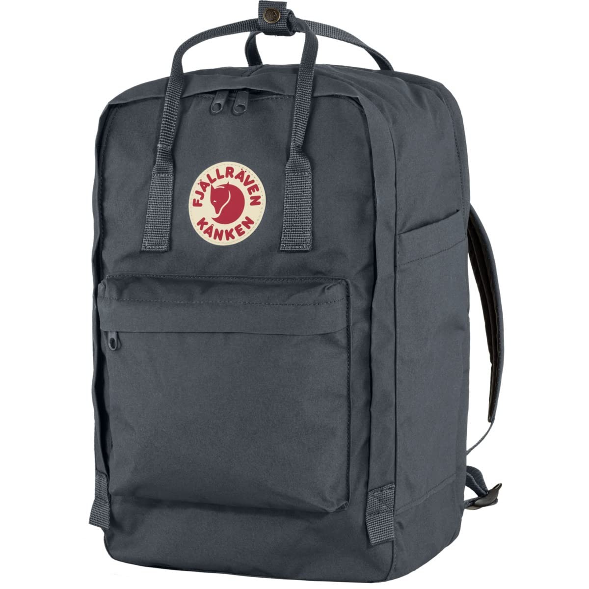 Kanken Laptop Backpack 13 15 17 Graphite Water Resistant Adjustable Straps