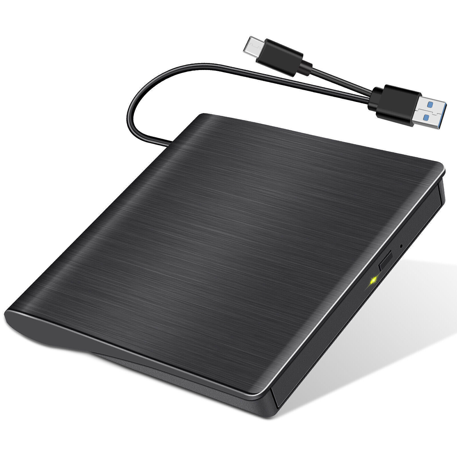 External CD Drive USB 3.0 CD/DVD +/-RW Drive Rewriter Burner for Laptop Desktop