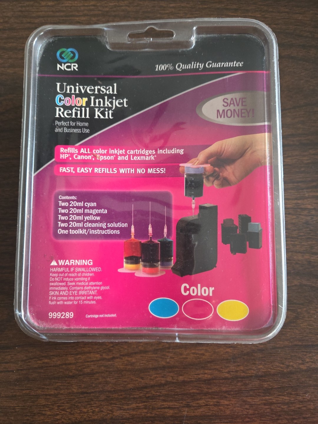 NCR Universal Color Inkjet Refill Kit