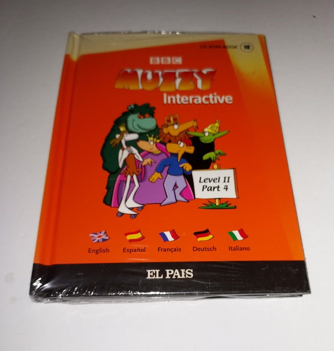 BBC Muzzy Interactive CD Rom Book #10 EL PAIS Level II Part 4 Learn Language NEW