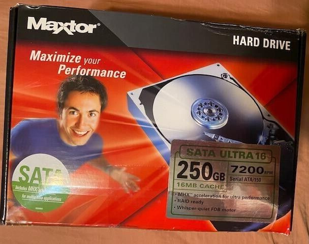 Maxtor 250GB Internal 7200 RPM SATA Ultra 16 MB