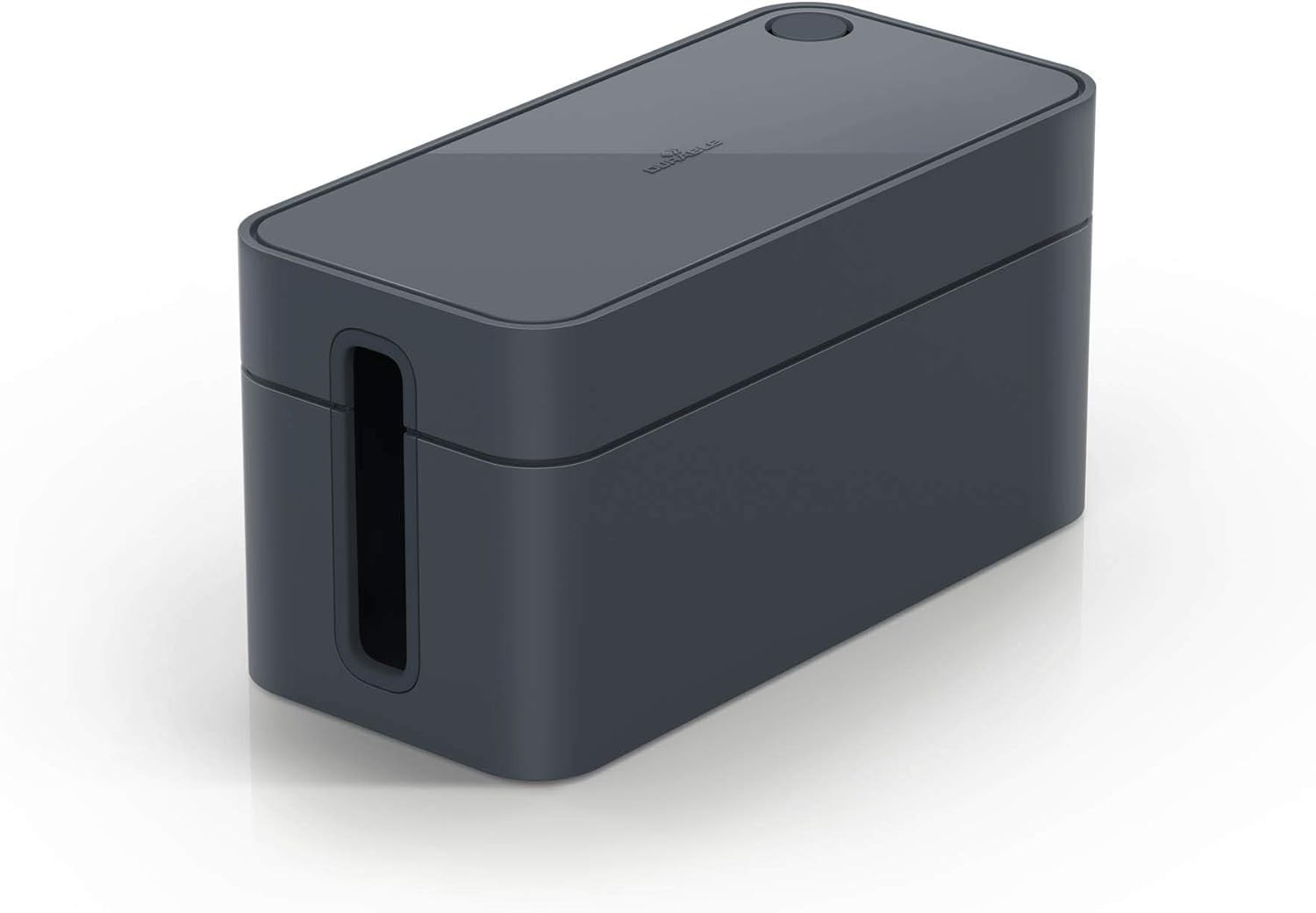DURABLE Cavoline Small Graphite Plastic Cord & Cable Management Box Unit