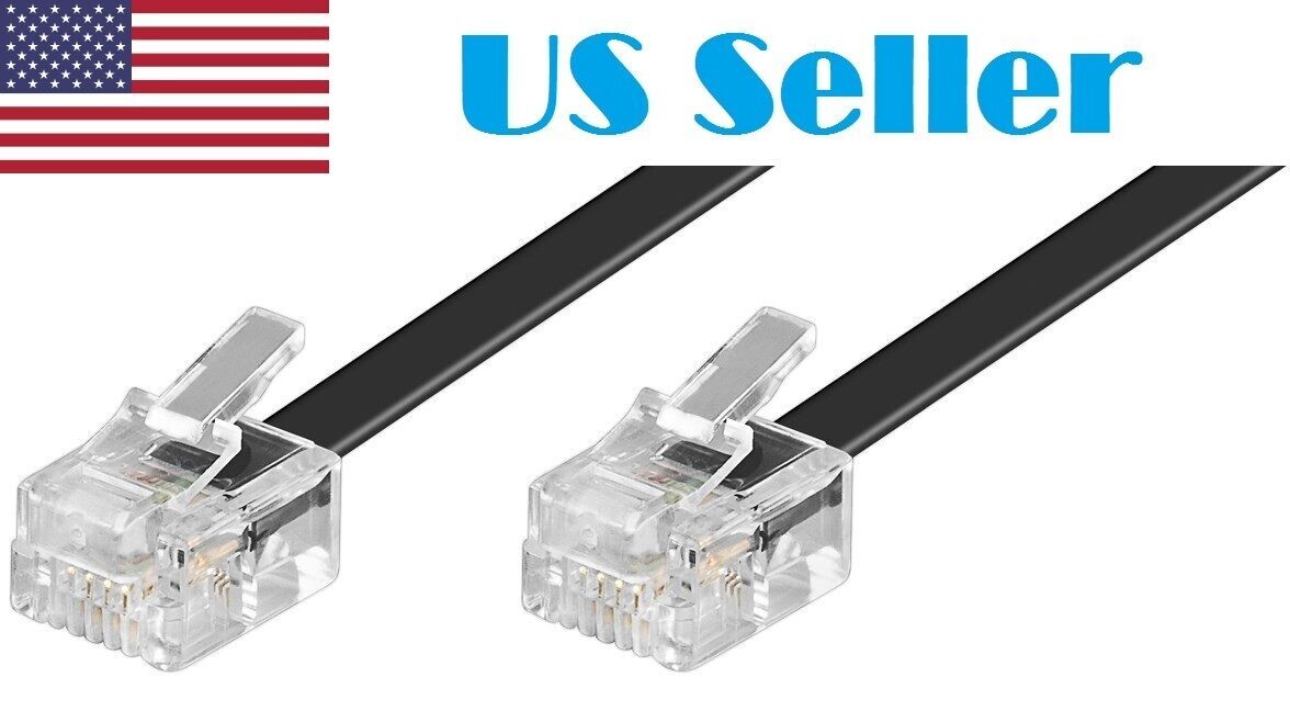 3 ft RJ25 / RJ12 Extension Cable 6 pin 6p6c Makeblock Compatible RJ 12